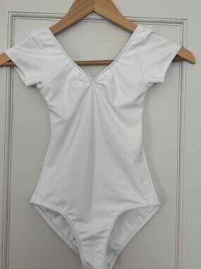 Wear Moi Candide Leotard - White - Child 12/14